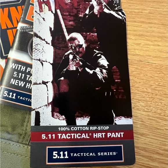 5.11 Tactical HRT Pants Dark Tan Black NEW
SZ WAIST LARGE
351/2-39
INSEAM SHORT - Picture 2 of 8